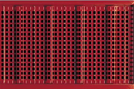 Corrugated perforated sheet 10 x 10 mm (surface aeration 40%)